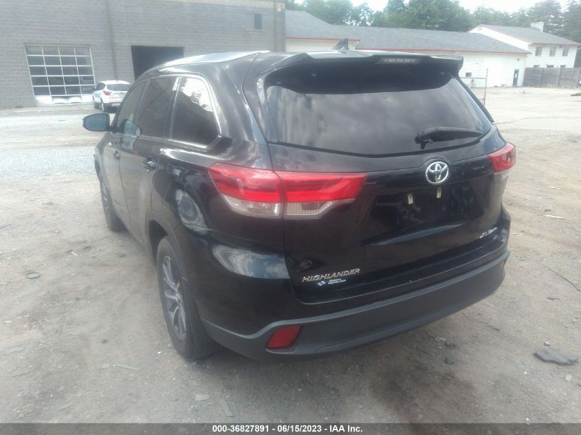 2019 TOYOTA HIGHLANDER XLE - 5TDJZRFH5KS601559