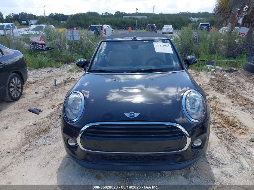 2016 MINI COOPER CONVERTIBLE WMWWG5C57G3C19315