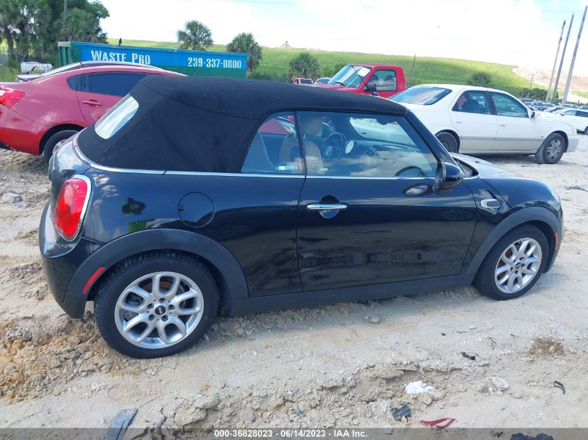2016 MINI COOPER CONVERTIBLE WMWWG5C57G3C19315