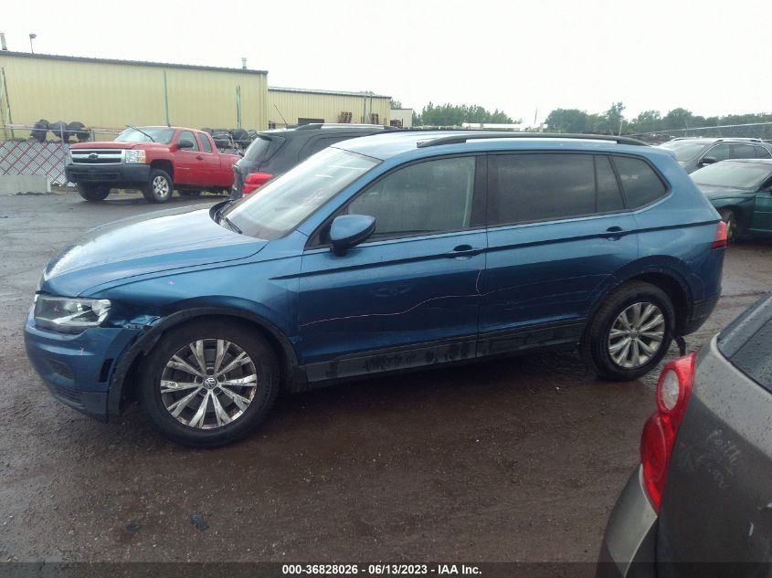 2018 VOLKSWAGEN TIGUAN S - 3VV1B7AX4JM072998