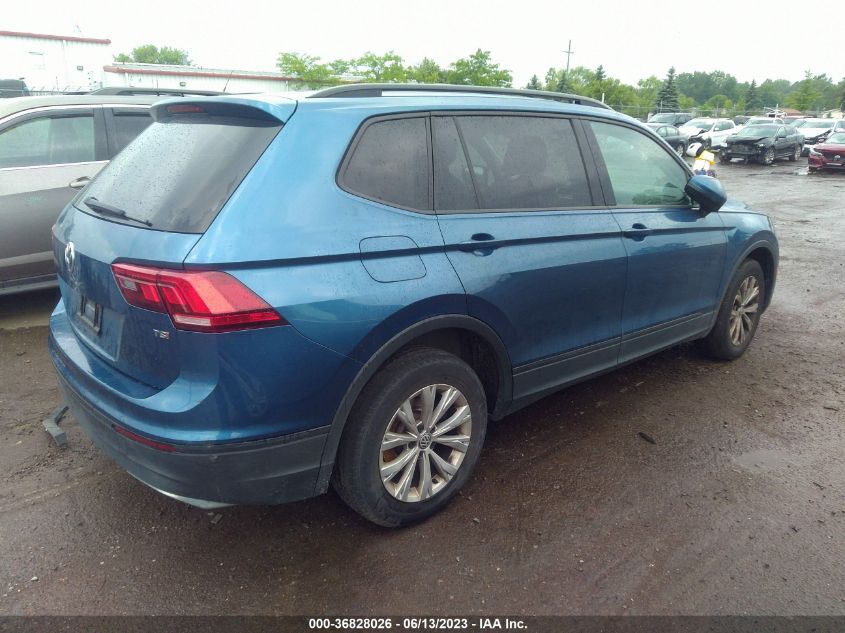 2018 VOLKSWAGEN TIGUAN S - 3VV1B7AX4JM072998