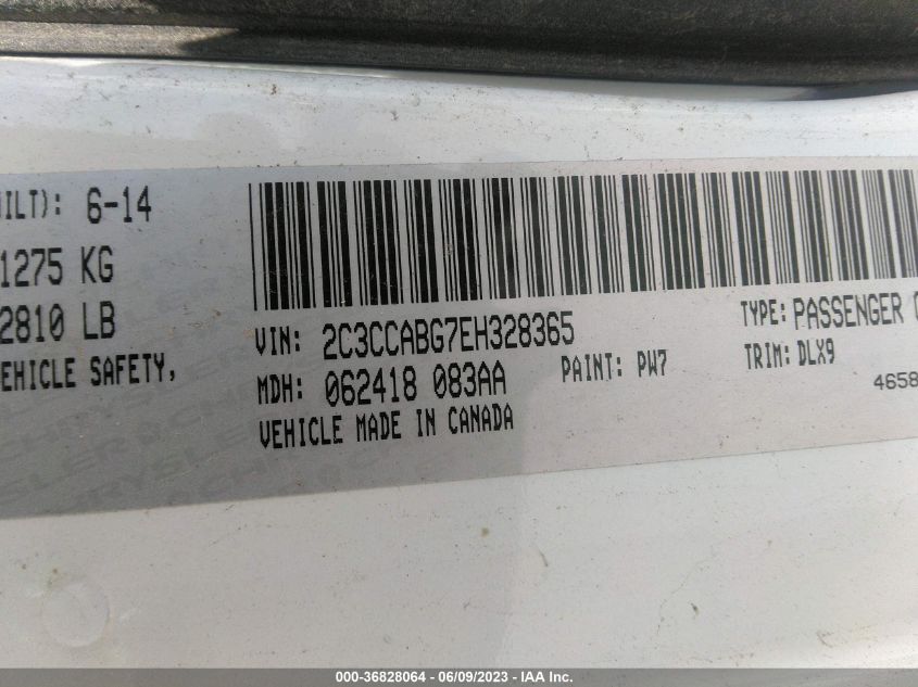 2014 CHRYSLER 300 300S - 2C3CCABG7EH328365