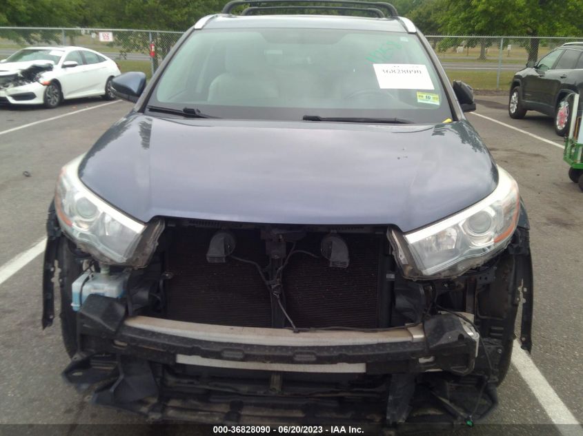2015 TOYOTA HIGHLANDER XLE - 5TDJKRFH1FS095688