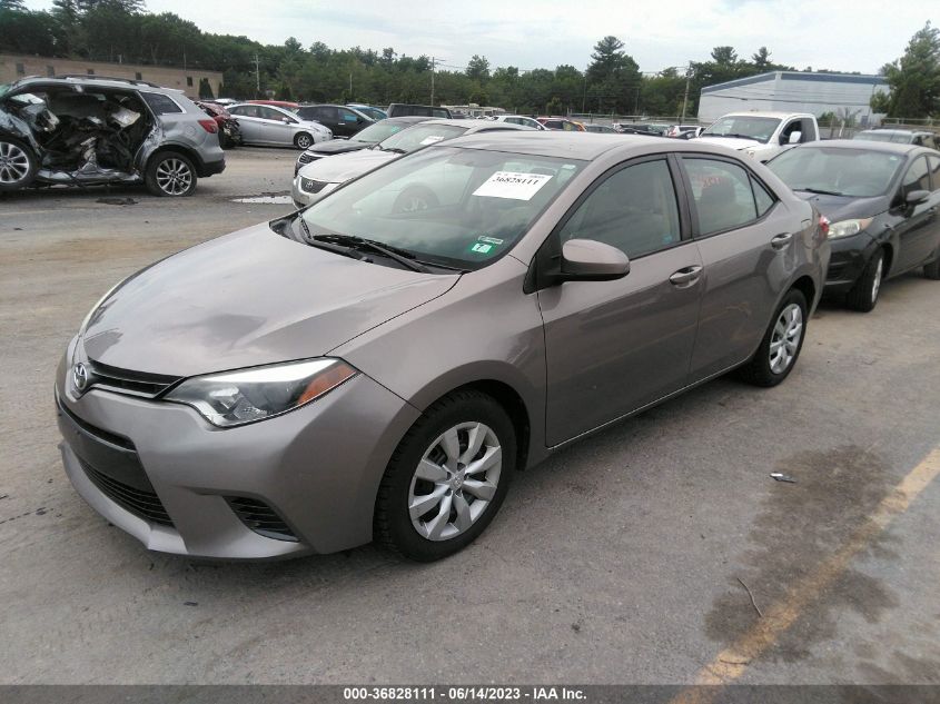 2015 TOYOTA COROLLA L/LE/S/S PLUS/LE PLUS - 2T1BURHE9FC355023