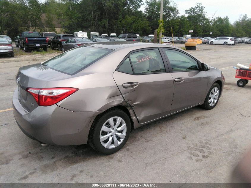 2015 TOYOTA COROLLA L/LE/S/S PLUS/LE PLUS - 2T1BURHE9FC355023