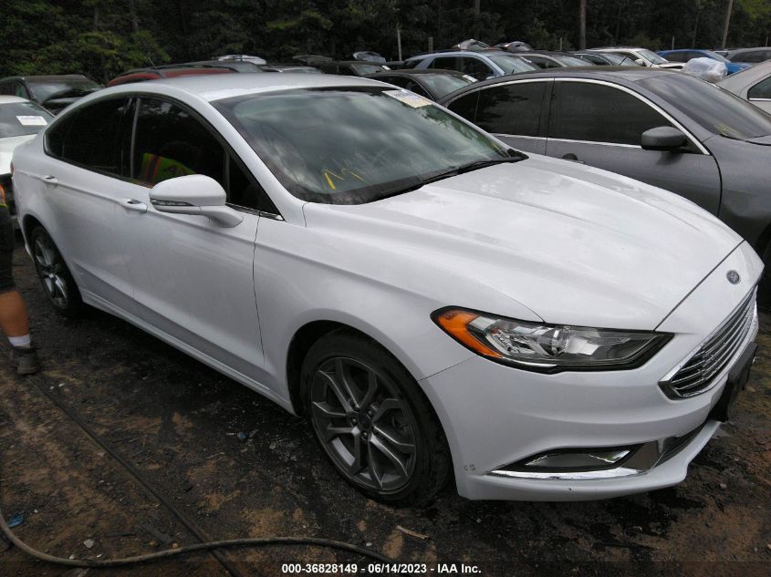 2017 FORD FUSION SE - 3FA6P0H72HR411408