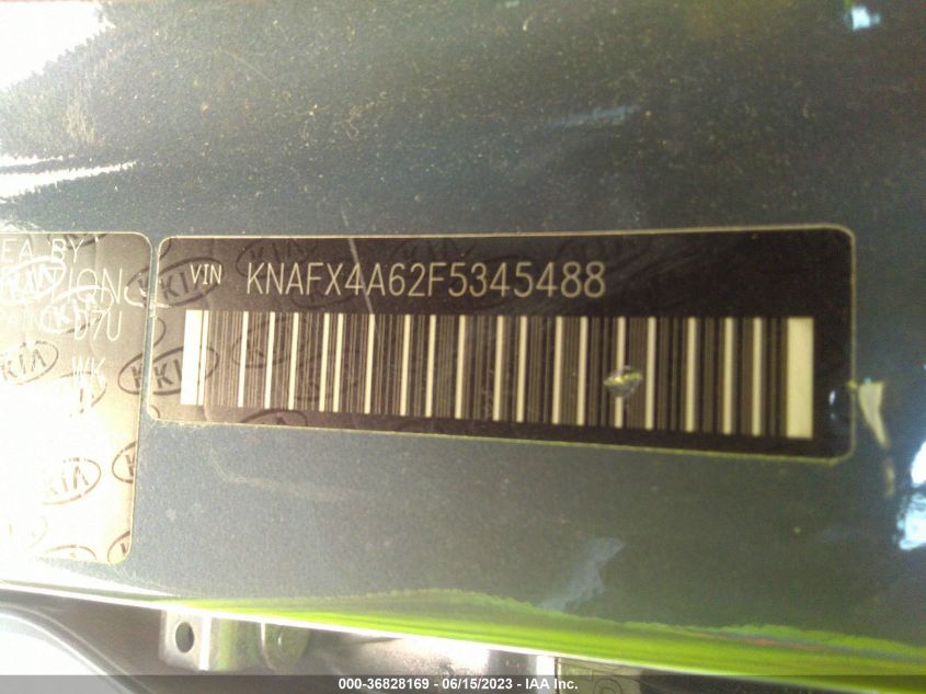 2015 KIA FORTE LX - KNAFX4A62F5345488