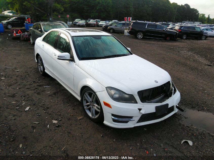 2013 MERCEDES-BENZ C-CLASS C 300 SPORT - WDDGF8AB5DR242883