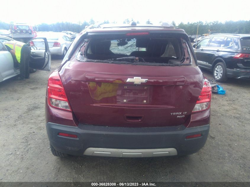 2016 CHEVROLET TRAX LT - 3GNCJPSB5GL117496