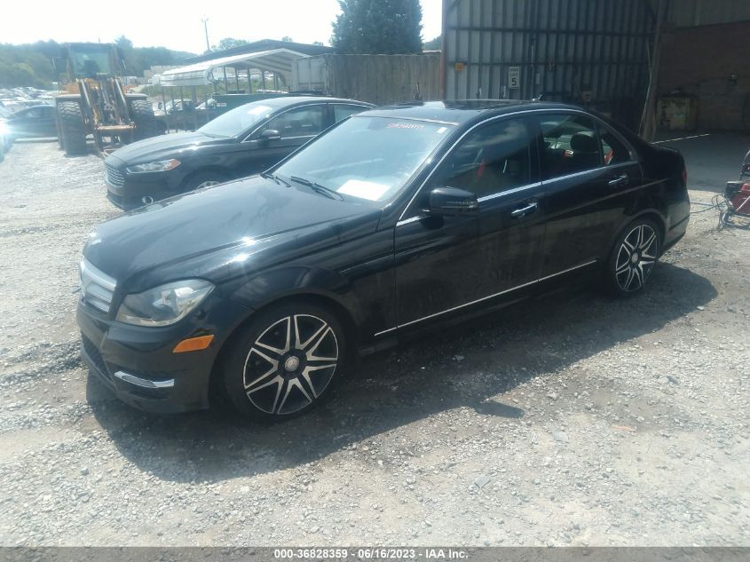 2013 MERCEDES-BENZ C-CLASS C 250 - WDDGF4HB5DA840033