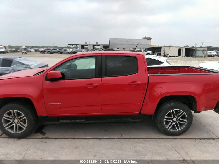 2020 CHEVROLET COLORADO 2WD WORK TRUCK - 1GCGSBEA2L1102792