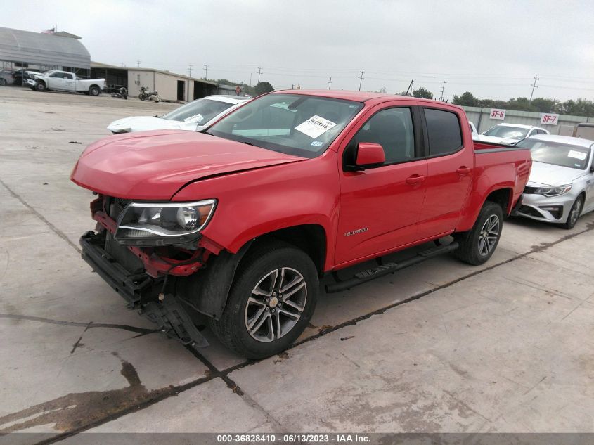 2020 CHEVROLET COLORADO 2WD WORK TRUCK - 1GCGSBEA2L1102792