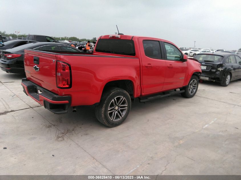 2020 CHEVROLET COLORADO 2WD WORK TRUCK - 1GCGSBEA2L1102792