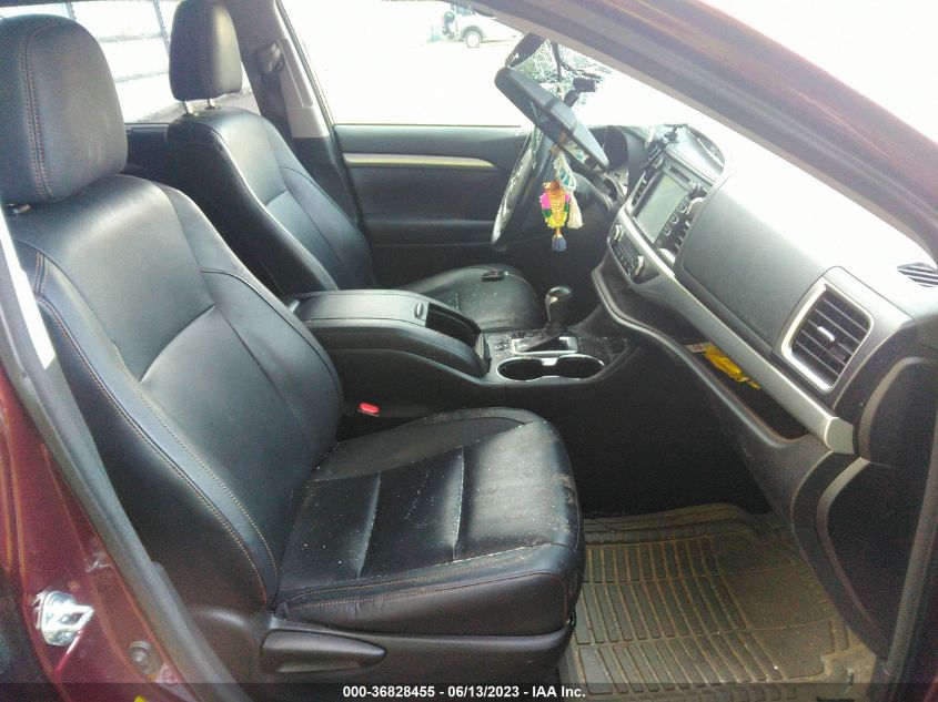 2015 TOYOTA HIGHLANDER XLE - 5TDJKRFH8FS156826