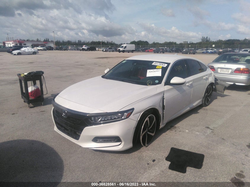 VIN 1HGCV1F31KA110799 2019 HONDA ACCORD SEDAN SPORT 1.5T