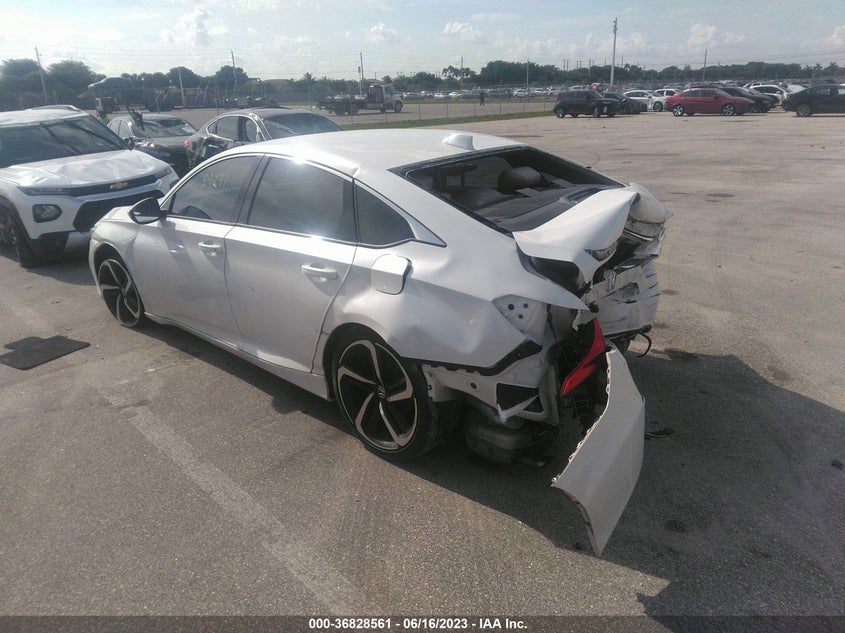 VIN 1HGCV1F31KA110799 2019 HONDA ACCORD SEDAN SPORT 1.5T