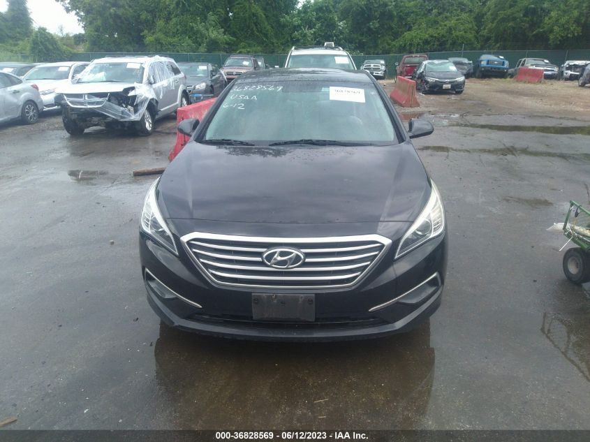 2016 HYUNDAI SONATA 2.4L SE - 5NPE24AF0GH262348