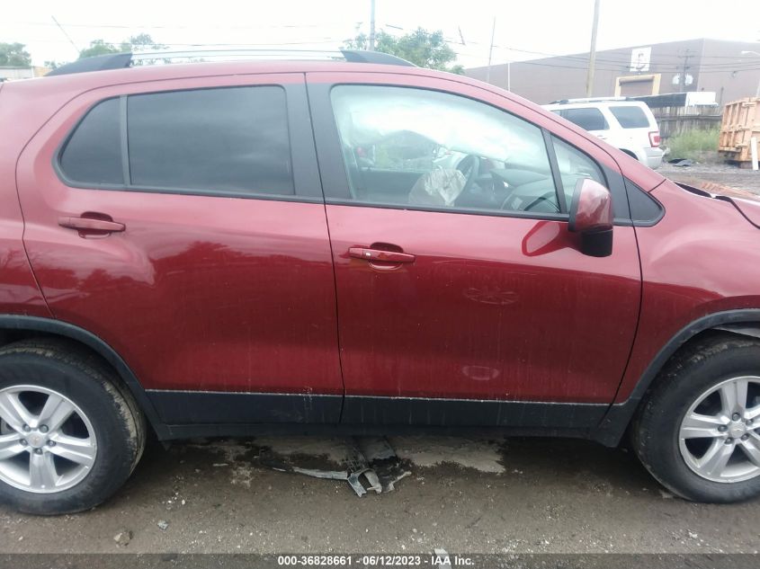 2021 CHEVROLET TRAX LT - KL7CJPSB1MB339293