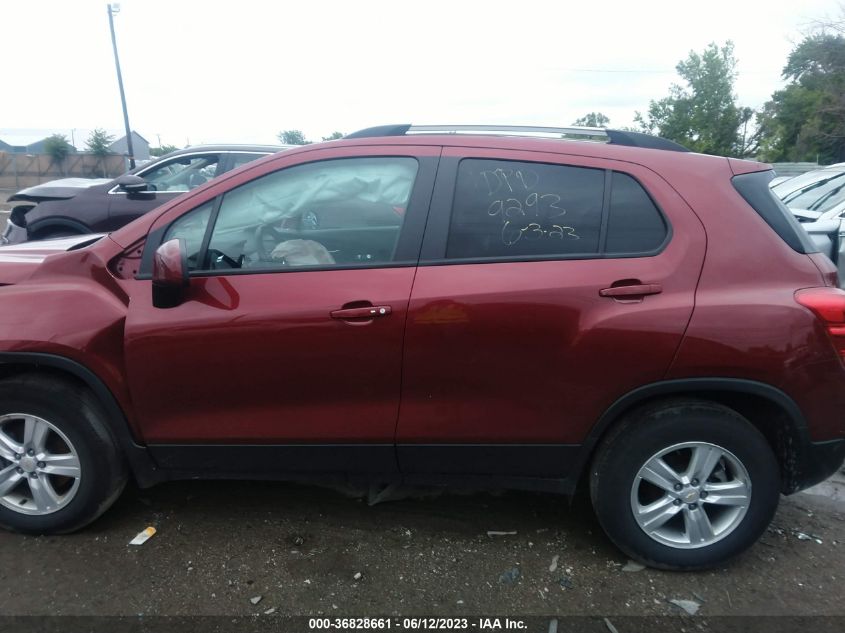 2021 CHEVROLET TRAX LT - KL7CJPSB1MB339293