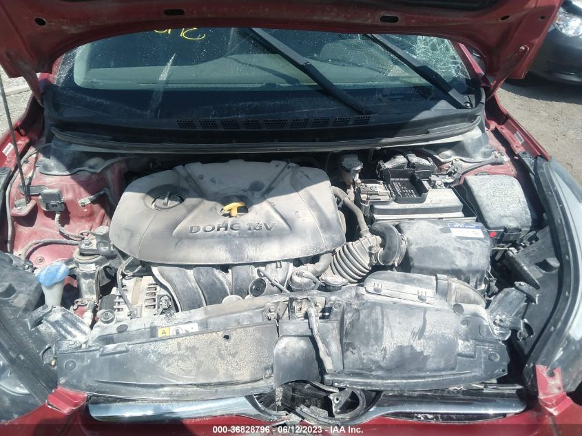 2014 HYUNDAI ELANTRA LIMITED - KMHDH4AE7EU163588