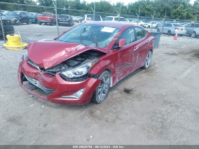 2014 HYUNDAI ELANTRA LIMITED - KMHDH4AE7EU163588