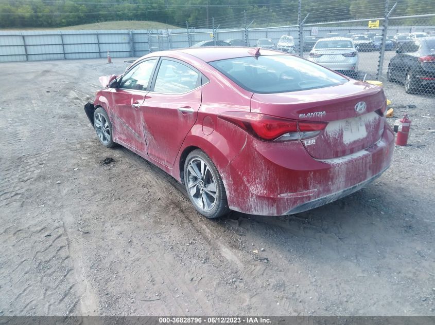 2014 HYUNDAI ELANTRA LIMITED - KMHDH4AE7EU163588