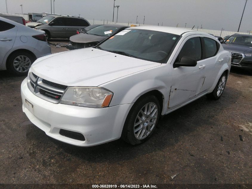 2013 DODGE AVENGER SE - 1C3CDZAB5DN564553