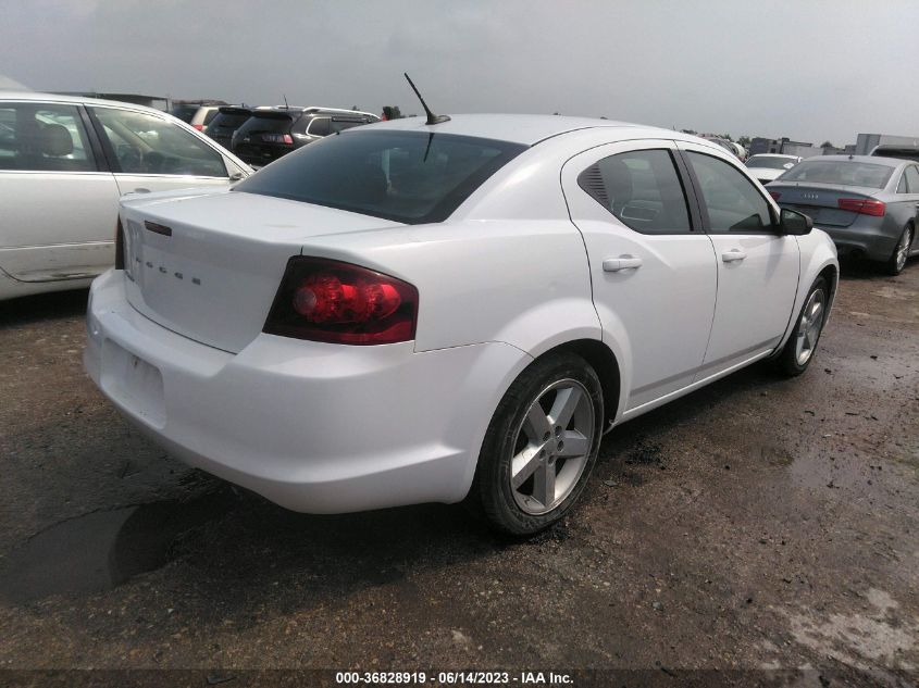 2013 DODGE AVENGER SE - 1C3CDZAB5DN564553