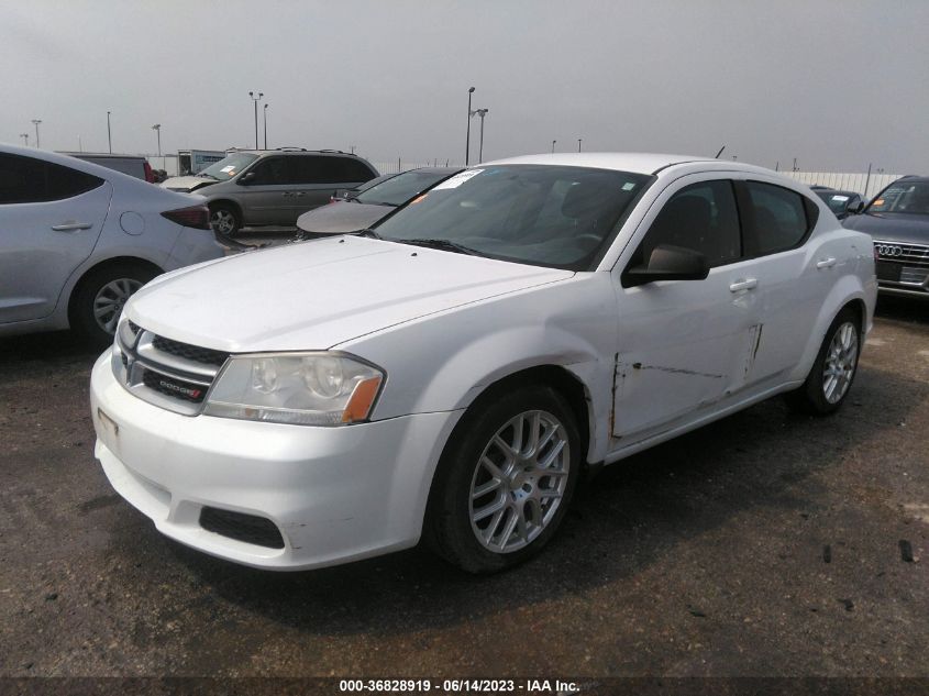2013 DODGE AVENGER SE - 1C3CDZAB5DN564553
