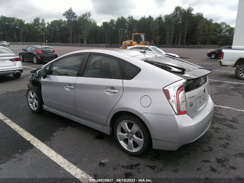 2013 TOYOTA PRIUS ONE/TWO/THREE/FOUR/FIVE - JTDKN3DU7D5587900