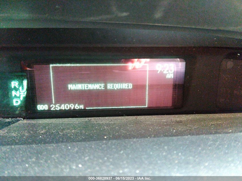 2013 TOYOTA PRIUS ONE/TWO/THREE/FOUR/FIVE - JTDKN3DU7D5587900