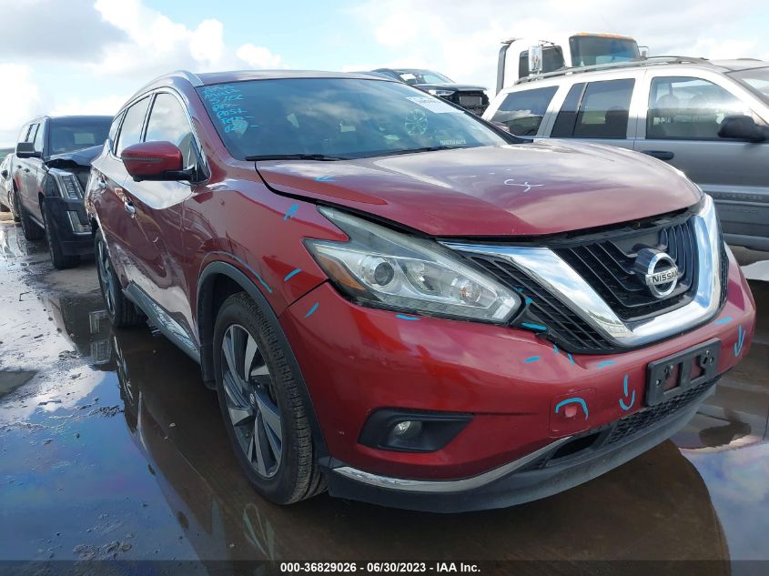 2016 NISSAN MURANO PLATINUM - 5N1AZ2MG1GN158126