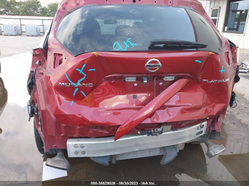 2016 NISSAN MURANO PLATINUM - 5N1AZ2MG1GN158126