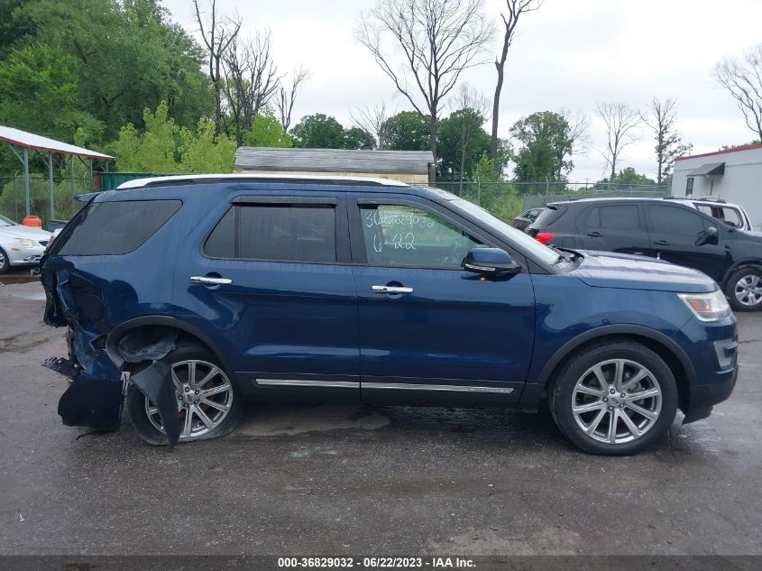 2017 FORD EXPLORER LIMITED - 1FM5K8F8XHGC23396