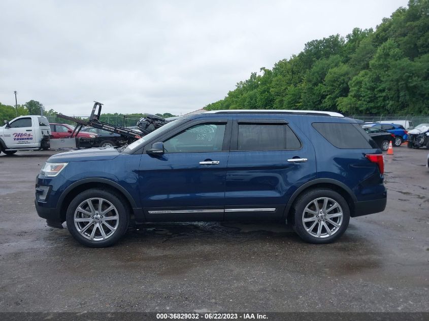 2017 FORD EXPLORER LIMITED - 1FM5K8F8XHGC23396