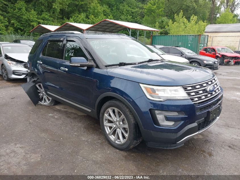 2017 FORD EXPLORER LIMITED - 1FM5K8F8XHGC23396