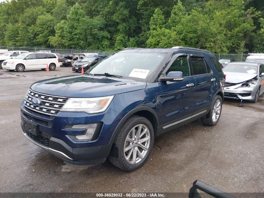 2017 FORD EXPLORER LIMITED - 1FM5K8F8XHGC23396