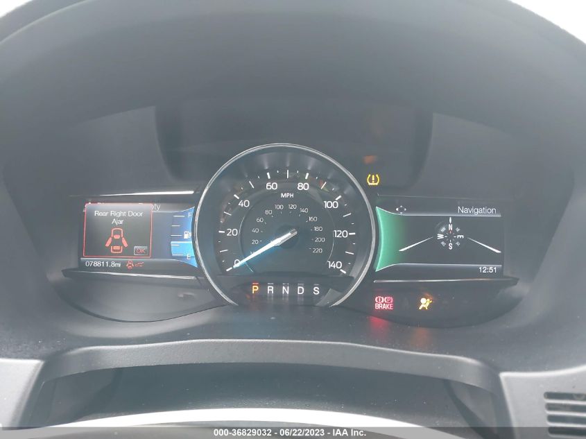 2017 FORD EXPLORER LIMITED - 1FM5K8F8XHGC23396