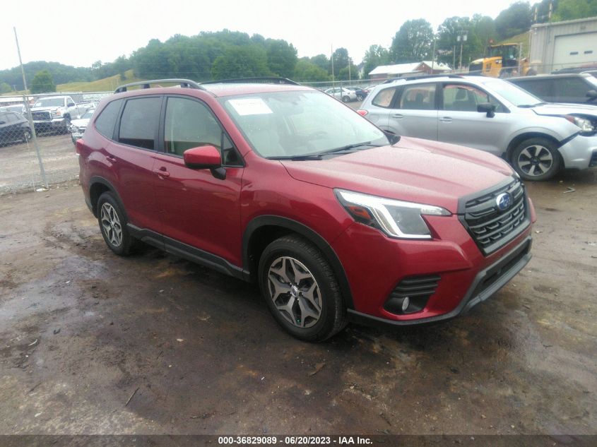 2022 SUBARU FORESTER PREMIUM - JF2SKADC7NH459825
