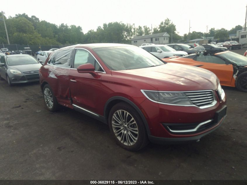 2016 LINCOLN MKX RESERVE - 2LMTJ8LR2GBL30461