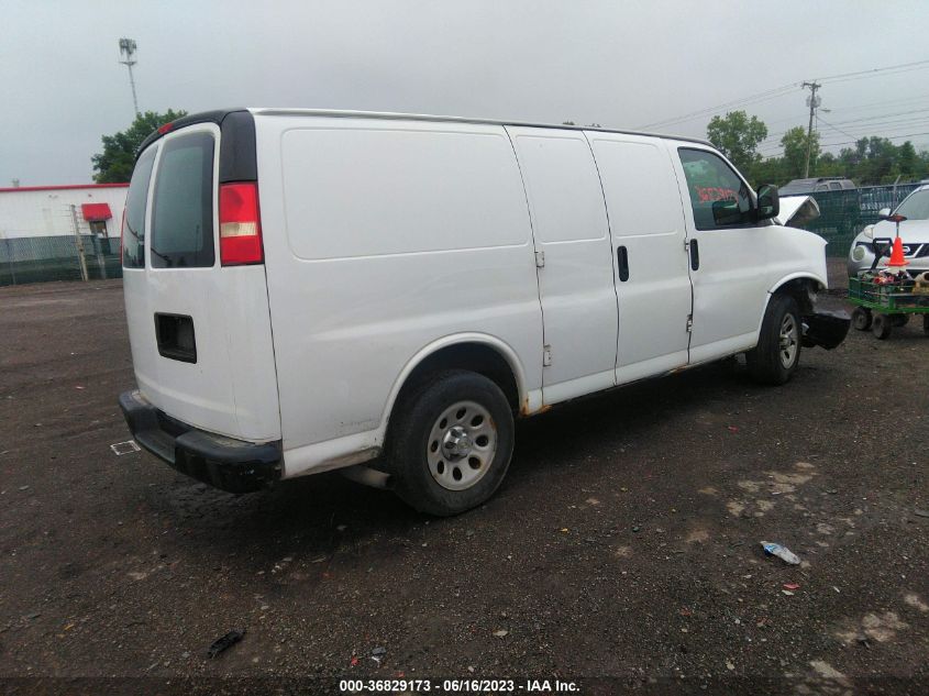 2014 CHEVROLET EXPRESS CARGO VAN - 1GCSGAFX0E1103502