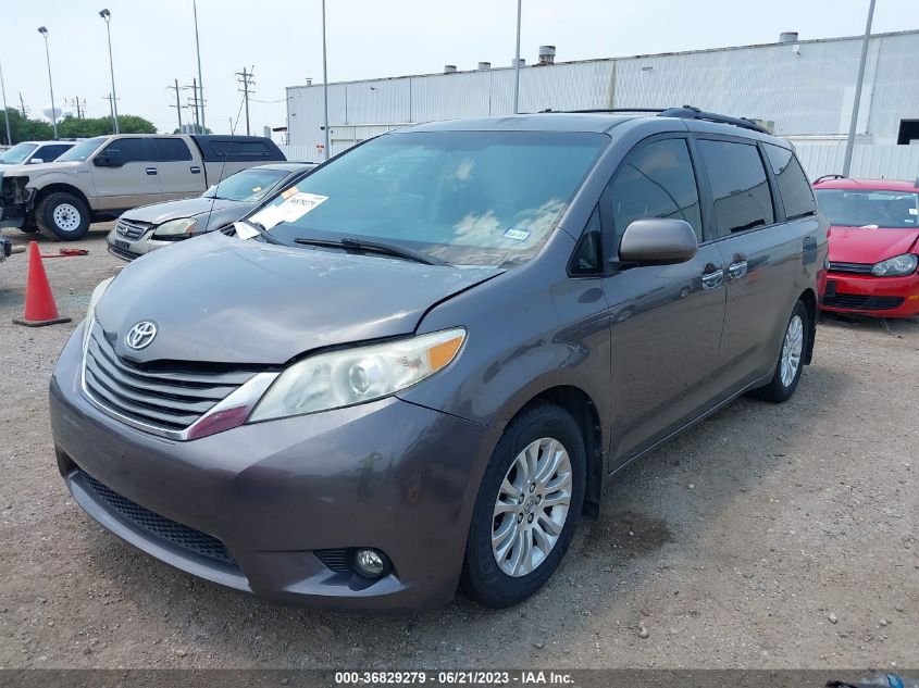 2013 TOYOTA SIENNA XLE AAS/XLE/LTD - 5TDYK3DC5DS320064