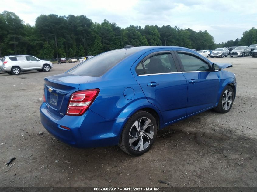 2017 CHEVROLET SONIC PREMIER - 1G1JF5SB0H4110249