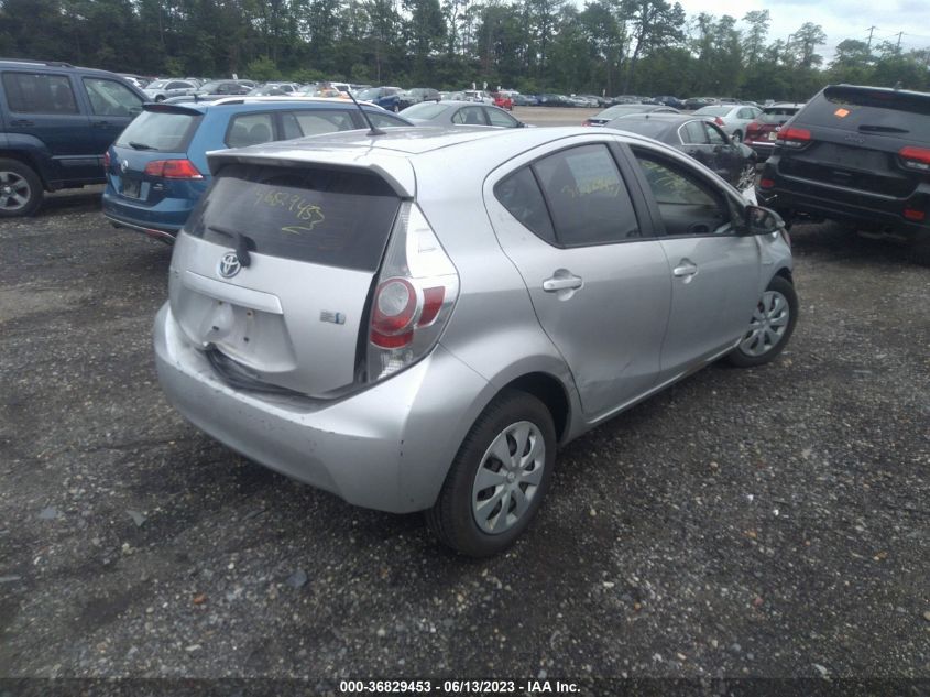 2013 TOYOTA PRIUS C ONE/TWO/THREE/FOUR - JTDKDTB32D1547017
