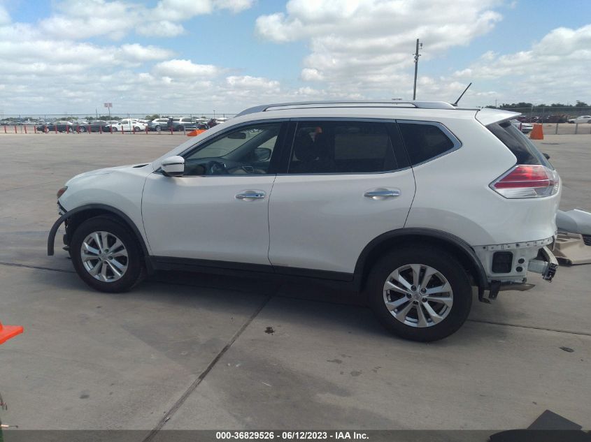2016 NISSAN ROGUE SV - KNMAT2MTXGP682088