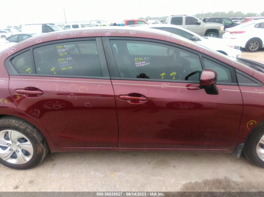 2015 HONDA CIVIC SEDAN LX - 19XFB2F5XFE098828