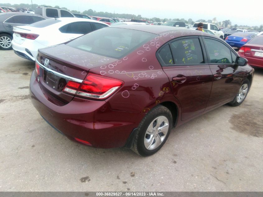 2015 HONDA CIVIC SEDAN LX - 19XFB2F5XFE098828