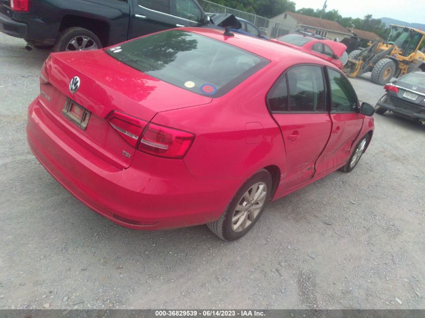 2015 VOLKSWAGEN JETTA SEDAN 1.8T SE - 3VWD17AJ1FM209782