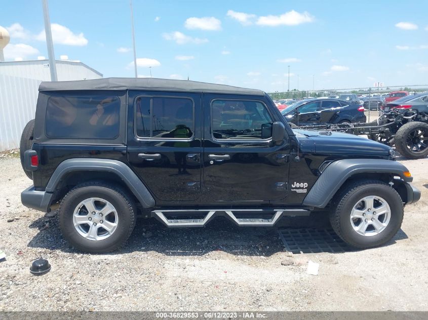 2018 JEEP WRANGLER UNLIMITED SPORT S - 1C4HJXDG7JW166675
