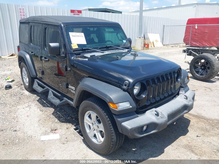 2018 JEEP WRANGLER UNLIMITED SPORT S - 1C4HJXDG7JW166675